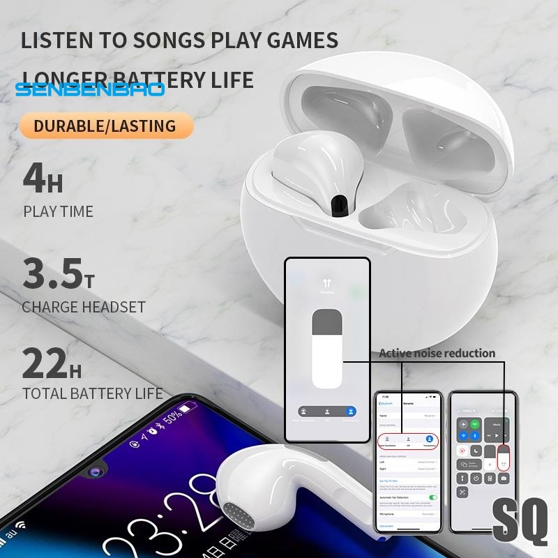 Tai Nghe Bluetooth Không Dây Pro6 TWS Pro 6 Chống Thấm Nước Chất Lượng Cao