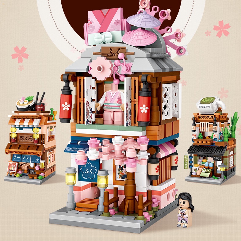 Ảnh Đồ chơi lắp ráp khối xây dựng LOZ mô hình Cửa hàng Đường phố- Building Blocks 1