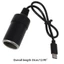 Dây Cáp Chuyển Đổi Tẩu Sạc USB C Sang Bật Lửa 12V 3A 36W PD USBC Dành Cho Ô Tô