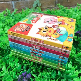 Sách - Kỹ Năng Giao Tiếp Ứng Xử Bằng Tranh Cho Bé - Bộ 8 Cuốn - Sách Cho Bé - Đại Mai