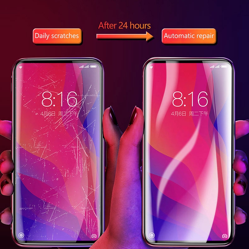 Dành Cho OPPO Realme 8 7 7i 6 6i 5 5i 5s 3 X2 Pro Narzo 30A C21 C11 C12 C15 Phim Bảo Vệ Màn Hình Full Cover Hydrogel Film