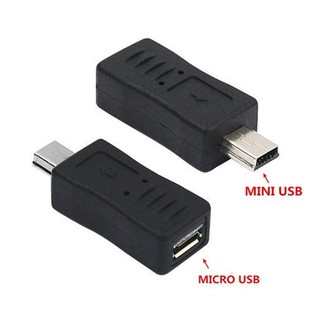 Đầu Chuyển Đổi Micro USB Sang Mini USB - micro usb sang mini usb Góc thẳng trái phải