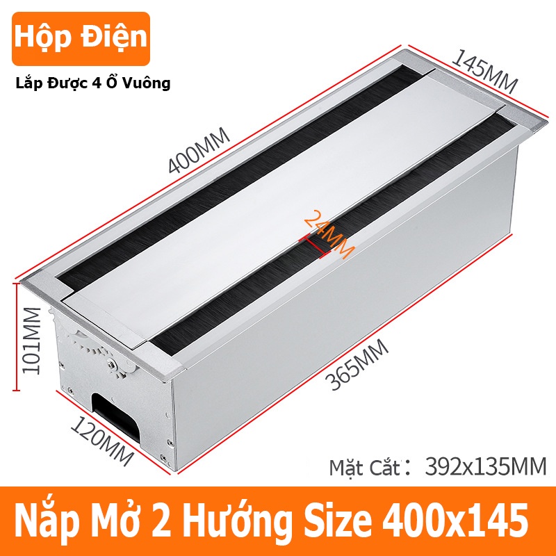 [Box Ổ Điện] Hộp Điện Nhôm Âm Bàn Họp - Ổ Cắm Điện Âm Bàn Họp Bàn Làm ...