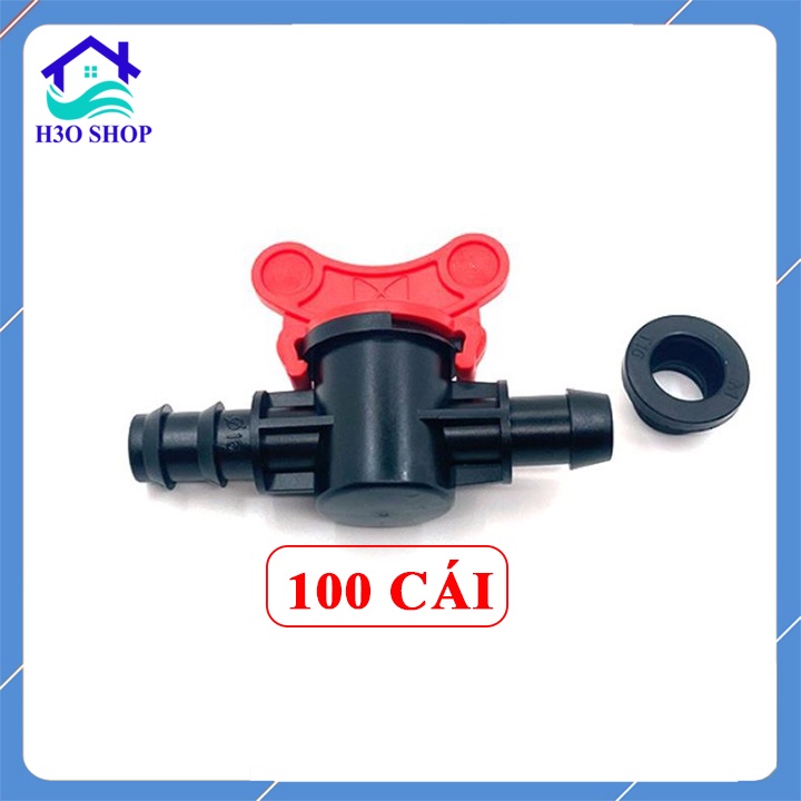 100 bộ van khởi thủy khóa ống ldpe 16mm, 20mm, 25mm có kèm roăng cao su