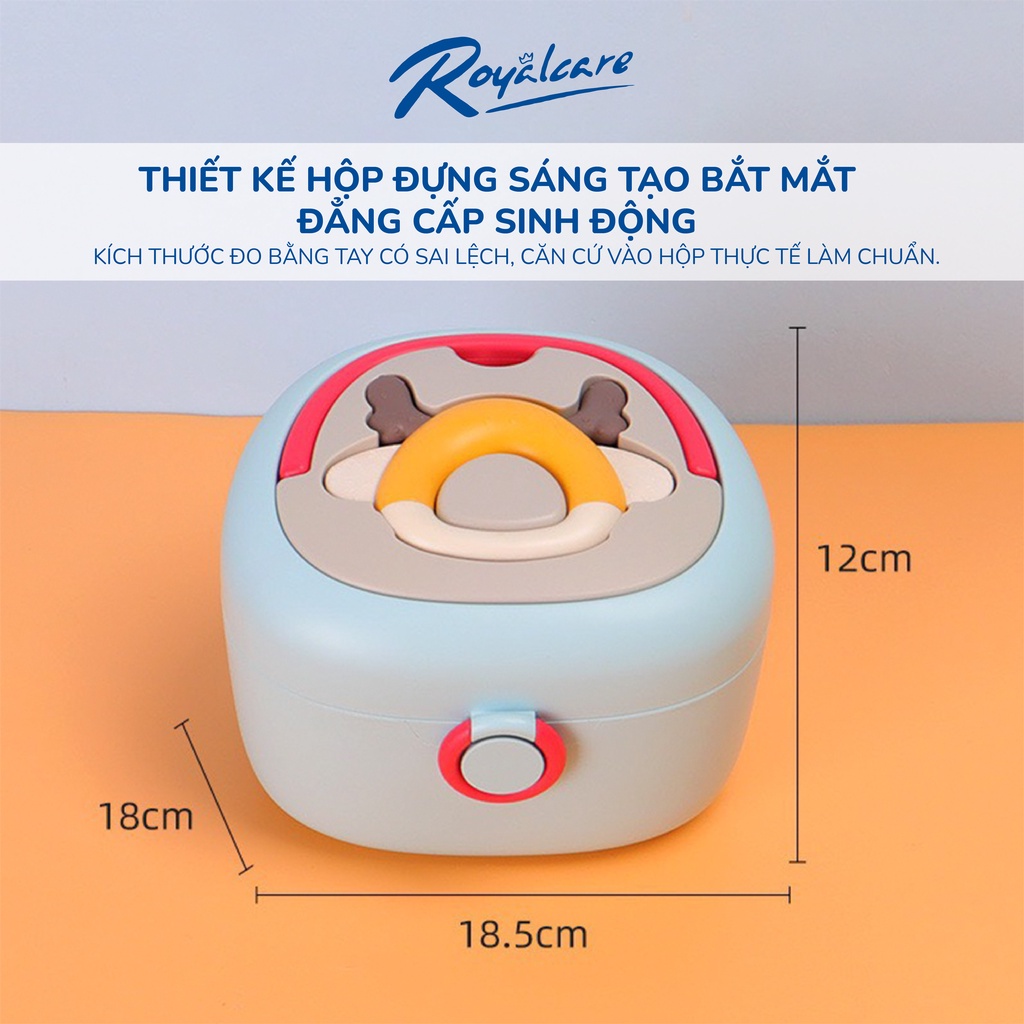 Mô tả Bộ đồ chơi xúc xắc 8 món gặm nướu, lục lạc cao cấp cho bé RoyalCare 822-493-S8 đáng yêu, an toàn, âm thanh vui tai - 2