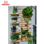 Bộ kệ gỗ ban công MEDOGO treo tường trồng hoa, cây cảnh, giá gỗ thông treo tường trang trí phong cách Hàn Quốc — ảnh 2