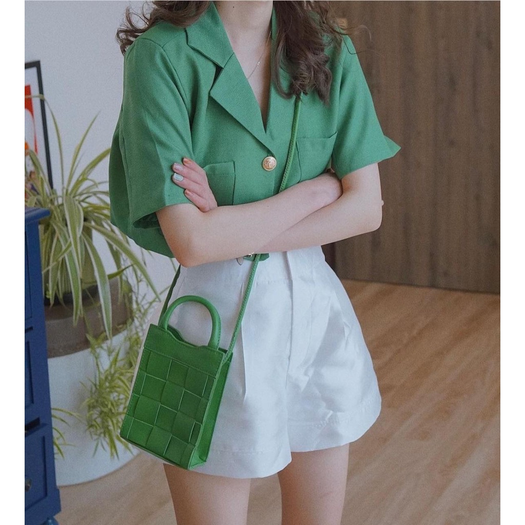 ÁO CROPTOP VEST ⚡HỎA TỐC⚡ MEOINDAHOUSE