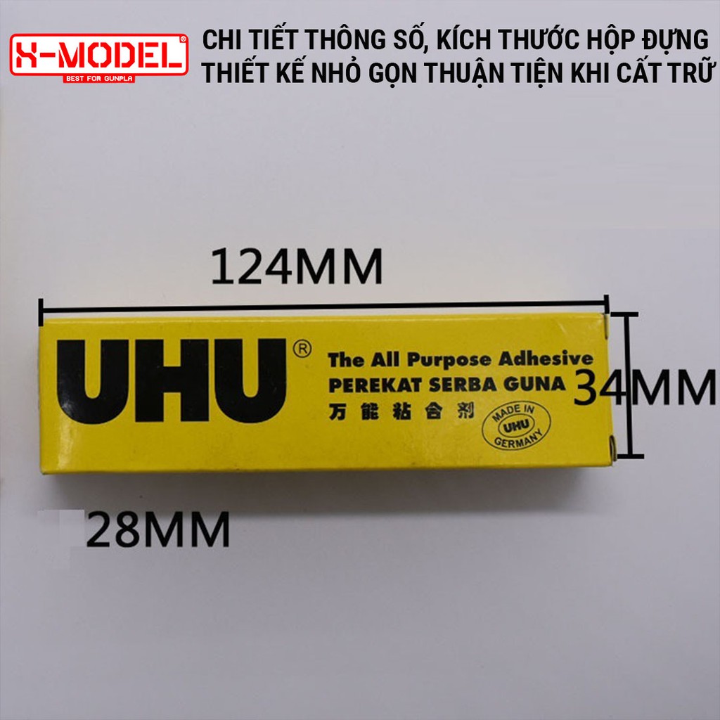 Ảnh Keo dán siêu dính UHU mềm mại, phụ kiện làm mô hình X- MODEL tiện ích, cao cấp, an toàn khi sử dụng 2