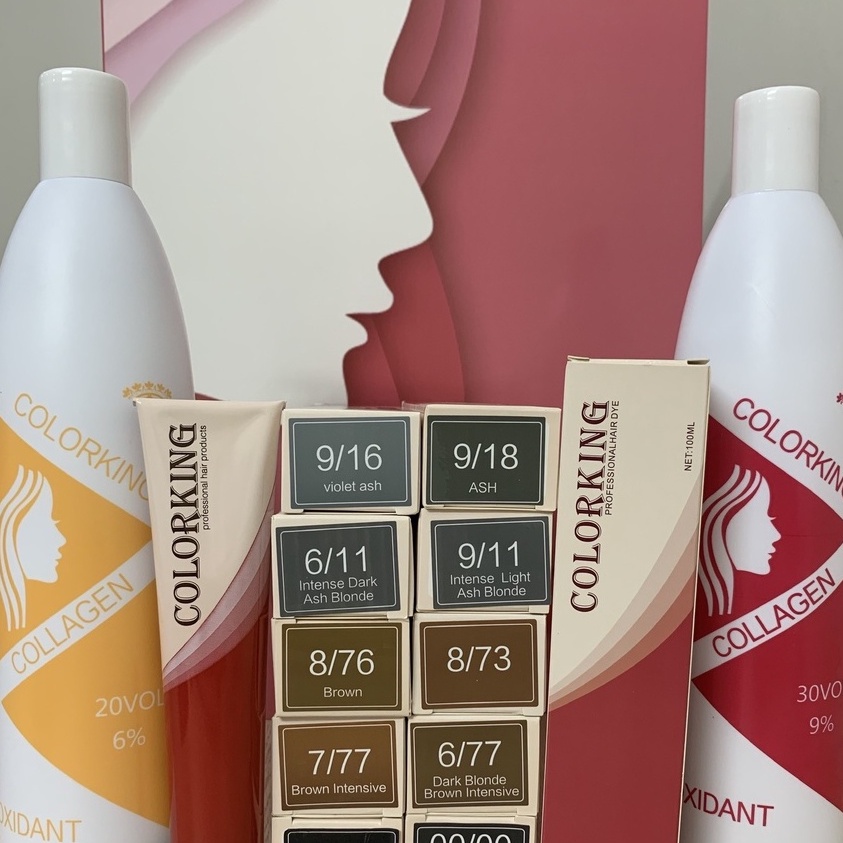 Thuốc Nhuộm Tóc Màu Nâu Hồng Đất - Colorking caitu