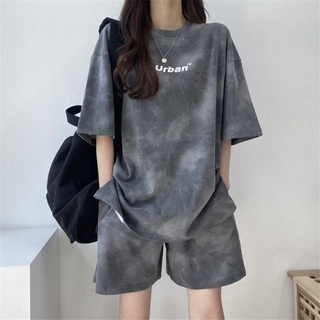Bộ thể thao nữ freesize dáng rộng dưới 60kg chất thun cotton mặc nhà đi tập