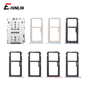 Sim Micro SD Khay Đựng Thẻ Ổ Cắm Đầu Nối Khe Cắm Cho HuaWei Honor 6C 5C Pro Enjoy 6S Hộp Đựng Adapter Đầu Đọc Giá Đỡ Thay Thế Các Bộ Phận