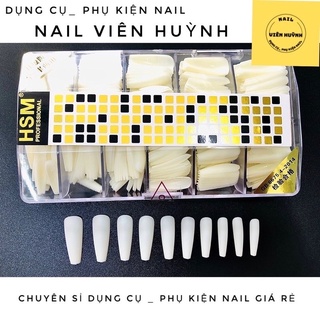 Móng úp nhám HSM đủ phom - móng giả làm nail chuẩn phom