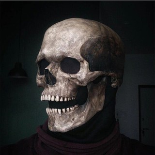 Mặt nạ đầu lâu kinh dị dành cho người lớn Ma cosplay mũ bảo hiểm Mặt nạ trang phục tiệc Halloween