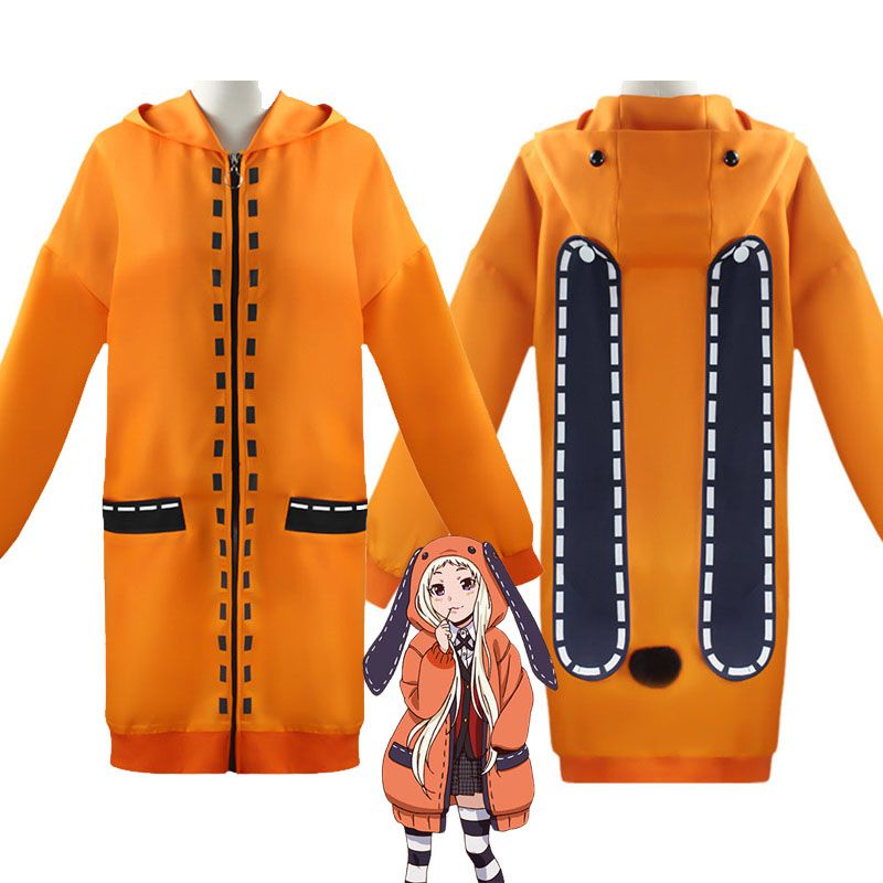 Gambler Kakegurui Bắt Buộc Runa Yomozuki Cosplay Phong Cách Đa Năng Áo Khoác