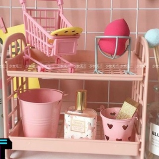 (CAO CẤP) Kệ Nhựa Mini 2 Tầng Mini Đựng Đồ Đa Năng Nhỏ Gọn Siêu Xinh ❤️ 𝗚𝗜𝗔𝗗𝗨𝗡𝗚𝗛𝗔𝗡𝗢𝗜𝟯𝟵 ❤️
