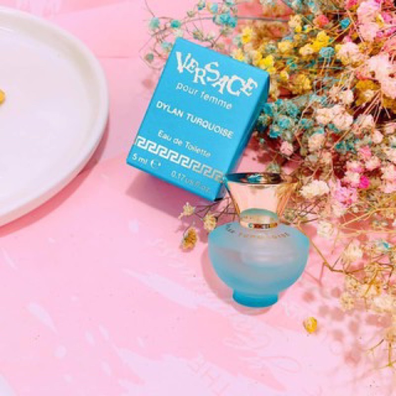 [ Mini ] Nước hoa mini Versace Pour Femme Dylan Turquoise 5mL | Shopee ...