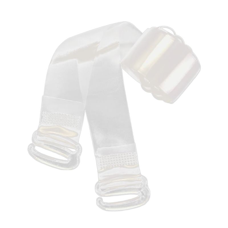 Ff Silicone Slip Women Bra Straps Vô hình Khóa trong suốt Dây đeo áo ngực trong suốt