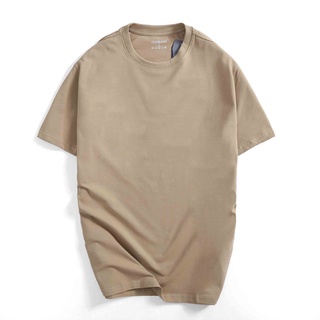 Áo phông trơn nam Kboy chất liệu thun cotton 4 chiều 5 màu mới nhất Co Giãn, Dáng Suông mặc hằng ngày- AT19