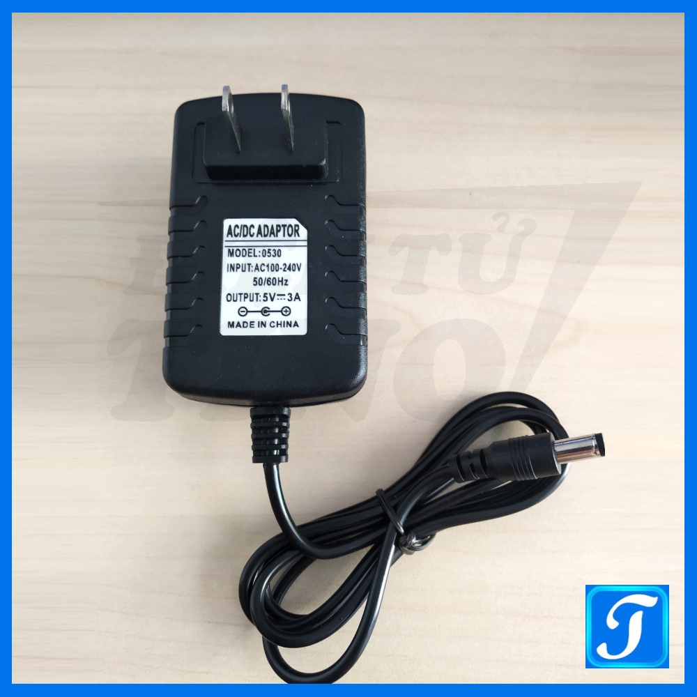 Bộ Chuyển Đổi Nguồn 220V AC 5V DC Adapter 1A 2A 3A Vỏ Nhựa Jack 5.5 