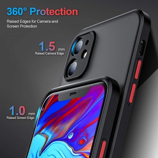 Ốp Lưng Chống Sốc Giáp Mờ Cho iPhone 15 14 13 Pro max 11 12 13 14 Pro 14 Plus X XS max XR Ốp Lưng Silicon Sang Trọng Trong Suốt Cứng PC Cover Capa T06