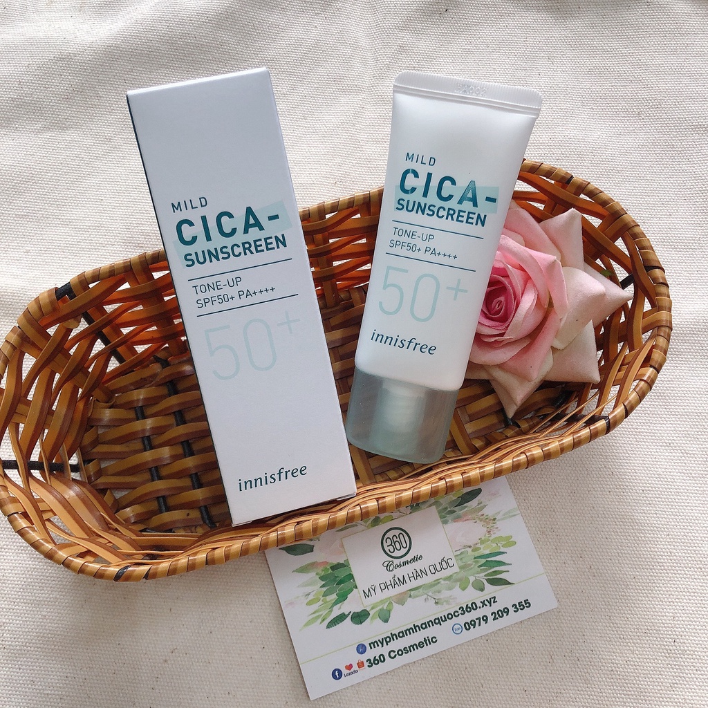 [HSD: 2025] Kem Chống Nắng Innisfree True Mild Cica Mineral Sunscream ...
