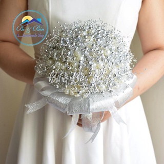 Cuộn 10m Chuỗi Ngọc Hạt Trai Trang Trí Hoa Cưới Cho Cô Dâu, Trang Trí Tiệc Cưới - Bi & Bin Handmade Shop