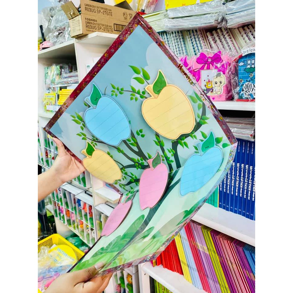 CÂY TÁO 45 x 60cm + 6 quả táo (Đồ Dùng Dạy Học MIKI)
