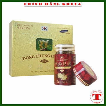 Viên đông trùng hạ thảo Kimsan, hộp 2 lọ - Đông trùng hàn quốc thượng hạng - tranglinh