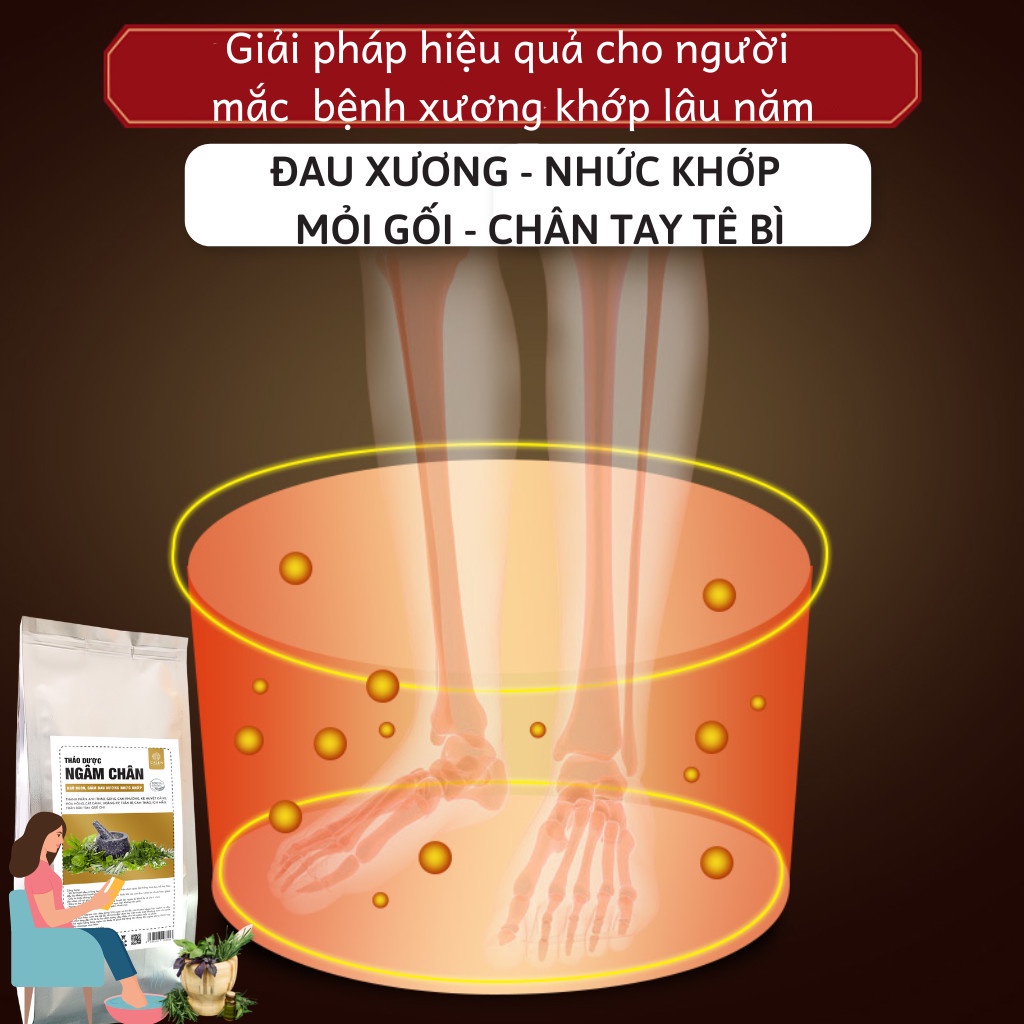 Ngâm chân thảo dược Calen giúp thải độc, bài hàn, lưu thông khí huyết, an thần ngủ ngon, giảm đau xương khớp và giảm cân