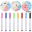 TUYỆT VỜI 3 / 5 Chiếc Bút Bảng Trắng Nhựa Không Độc Hại Chữ Ký Graffiti Đồ Dùng Văn Phòng Bút Đánh Dấu
