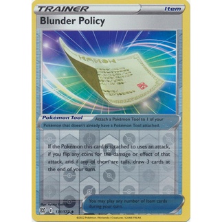 Thẻ Bài Pokemon Blunder Policy - 131/172 - Uncommon