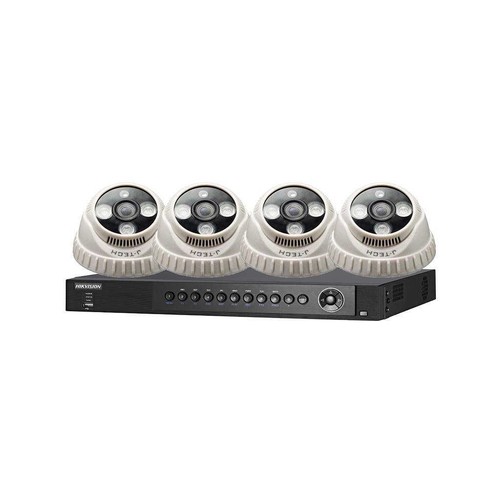 BỘ 4 CAMERA IP J-TECH 2.0MP, ĐẦU GHI HÌNH H.265+ FULL HD | Shopee Việt Nam