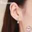 Bamoer Bông Tai bạc 925 Hình Mèo Xinh Xắn Thời Trang 2018 sce424