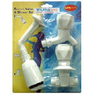 Bộ van 3 trong 1 WATERTEC màu trắng WT012L nhựa ABS/PP/POM Malaysia