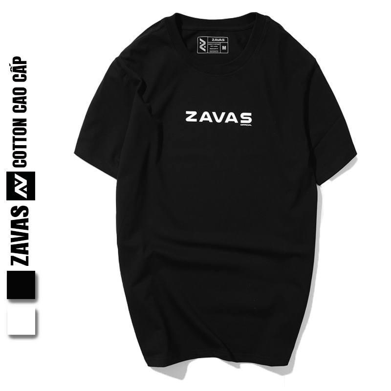 Áo thun store hàng hiệu cao cấp local brand ZAVAS cổ tròn ngắn tay vải dày mịn thoáng mát - Z07