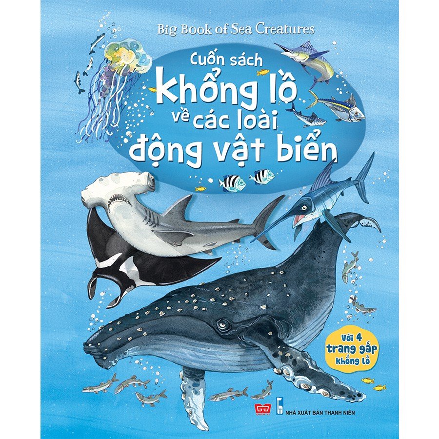 Sách-Big book - Cuốn sách khổng lồ về các loài động vật biển