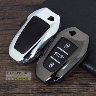 Ốp chìa khóa peugeot , bảo vệ chìa khóa peugeot 2008 , peugeot 4008, peugeot5008 , peugeot 308 Hợp kim không rỉ