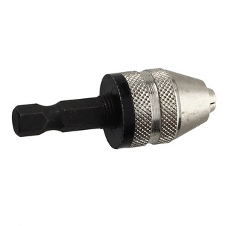 Mâm cặp khoan mini cỡ 6mm màu bạc tiện dụng