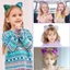 SY Sequin Cân Mèo Kitty Dễ Thương Băng Đô Cho Bé Gái Mũ Đội Đầu Phụ Kiện Tóc Đạo Cụ Ảnh Sinh Nhật Trang Trí Tiệc Sống Fascis