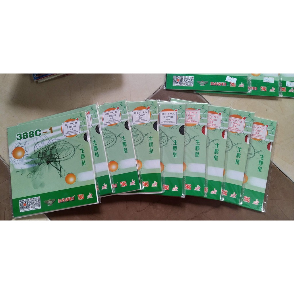 [Xỉ, lẻ, CTV] Mặt vợt bóng bàn 388c-1 phiên bản GOLD