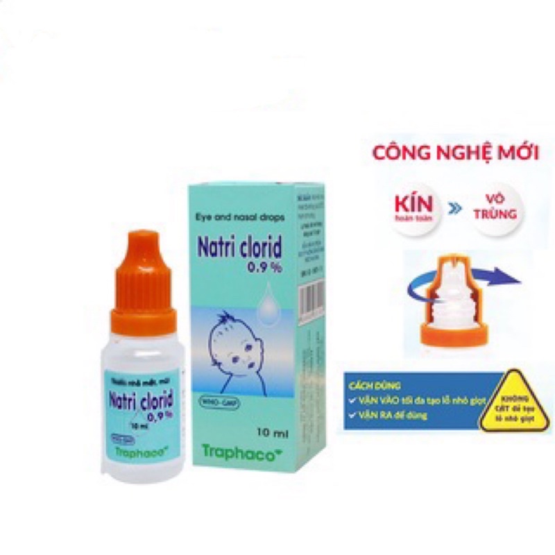 NATRI CLORID 0,9 nước muối sinh lý traphaco | Shopee Việt Nam