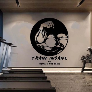 Decal Trang trí, tạo động lực cho khách tập trong Phòng GYM P5