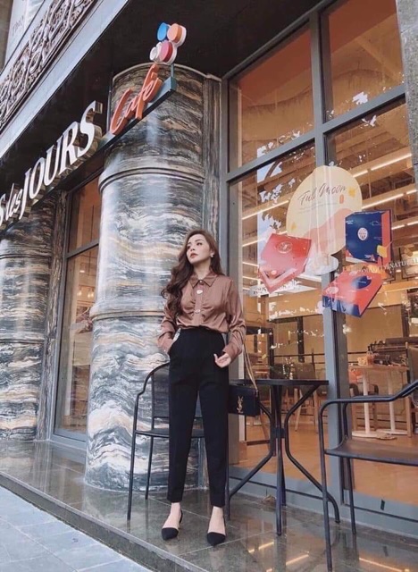 quần baggy công sở