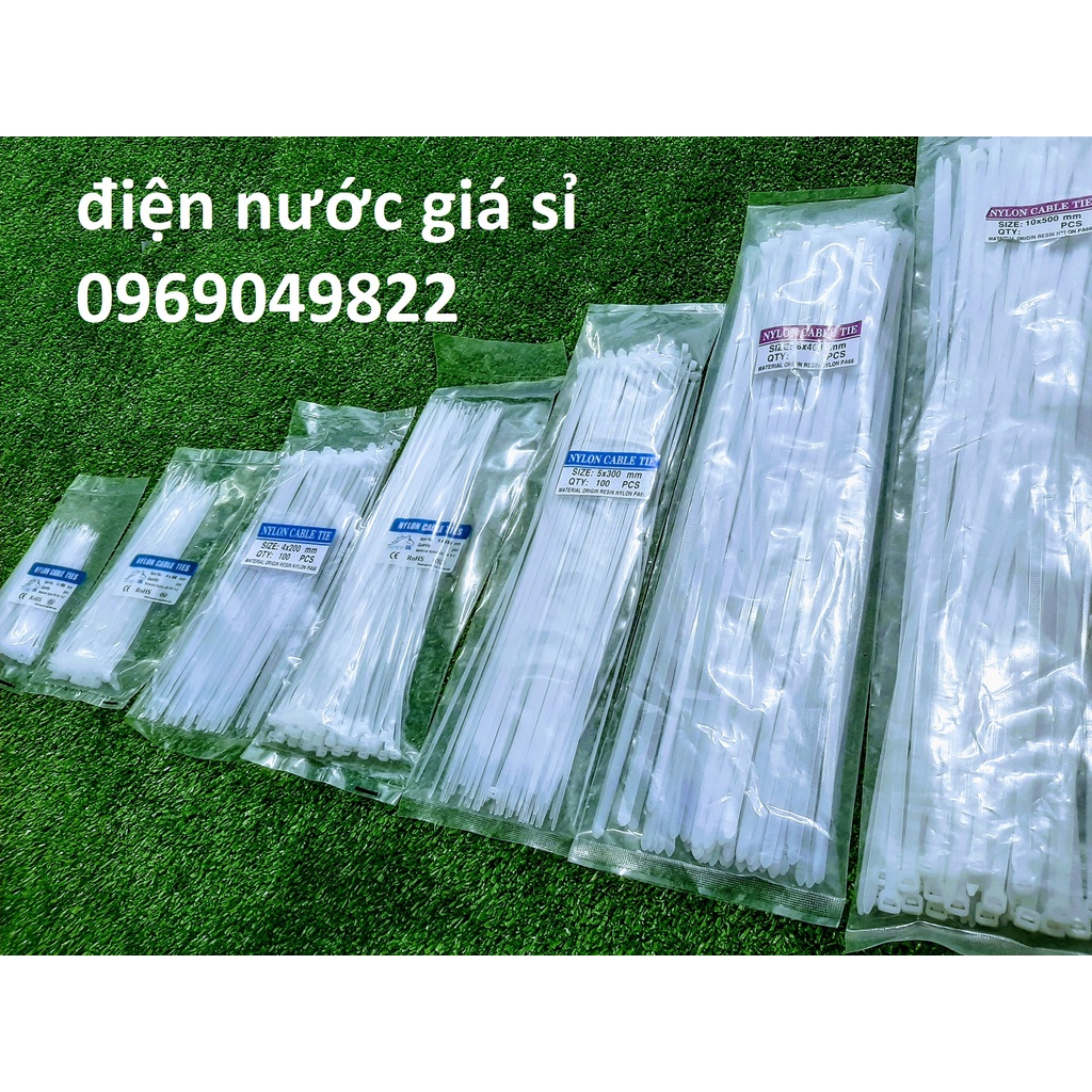 Dây Rút Nhựa - Dây Thít Nhựa 20cm 30cm 40cm 50cm Loại Nylon PA66 ...