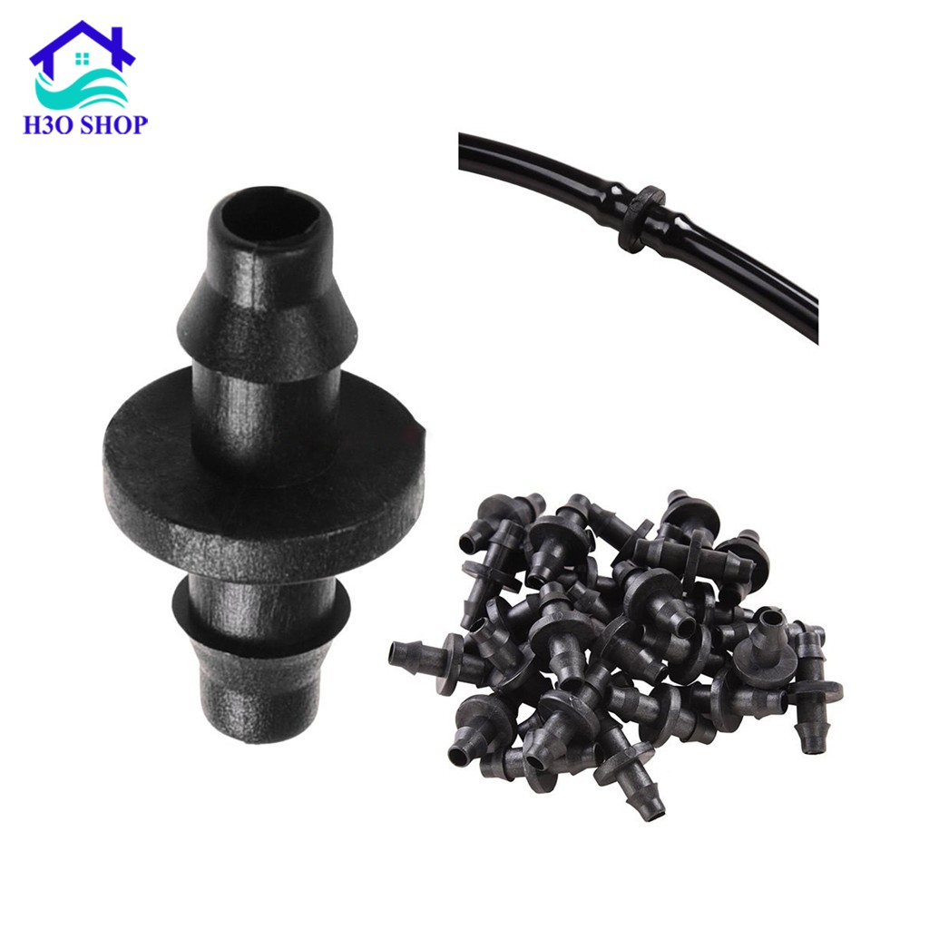 5 hoặc 10 cái Khởi Thủy 6mm 2 đầu ngạnh, sử dụng nối ống 6mm cho hệ thống tưới phun sương, tưới nhỏ giọt, tưới phun mưa