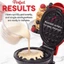 Máy làm bánh waffle 350W làm nóng đều 2 mặt khuôn, bánh thơm ngon