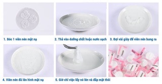 Mặt nạ nén miniso 100 viên
