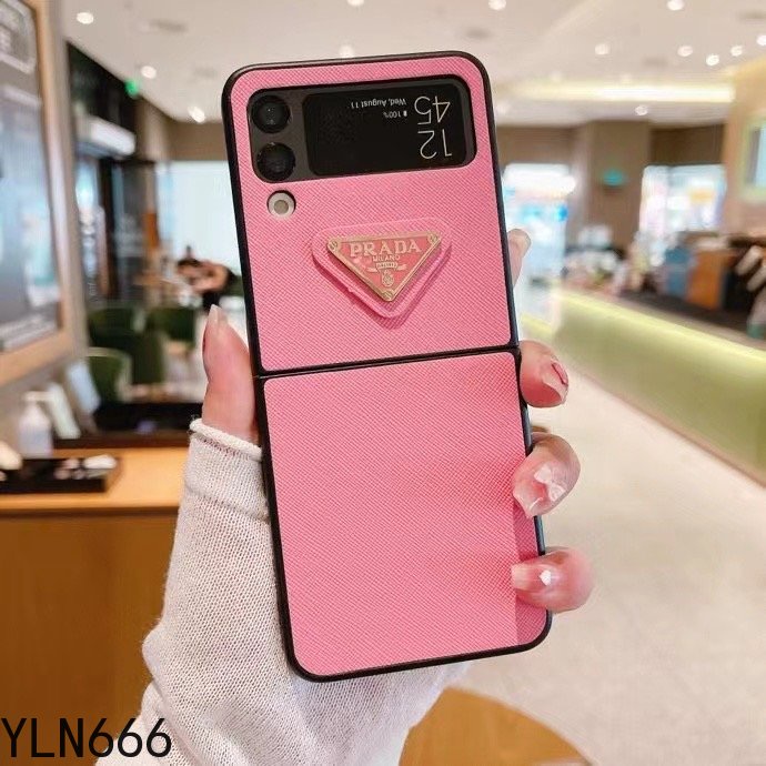Dành Cho Samsung Galaxy Z Flip 1 2 3 4 5 6 Da PU Cổ Điển Chống Sốc Ốp Lưng Điện Thoại Galaxy Z Flip6 5G Gấp Điện Thoại