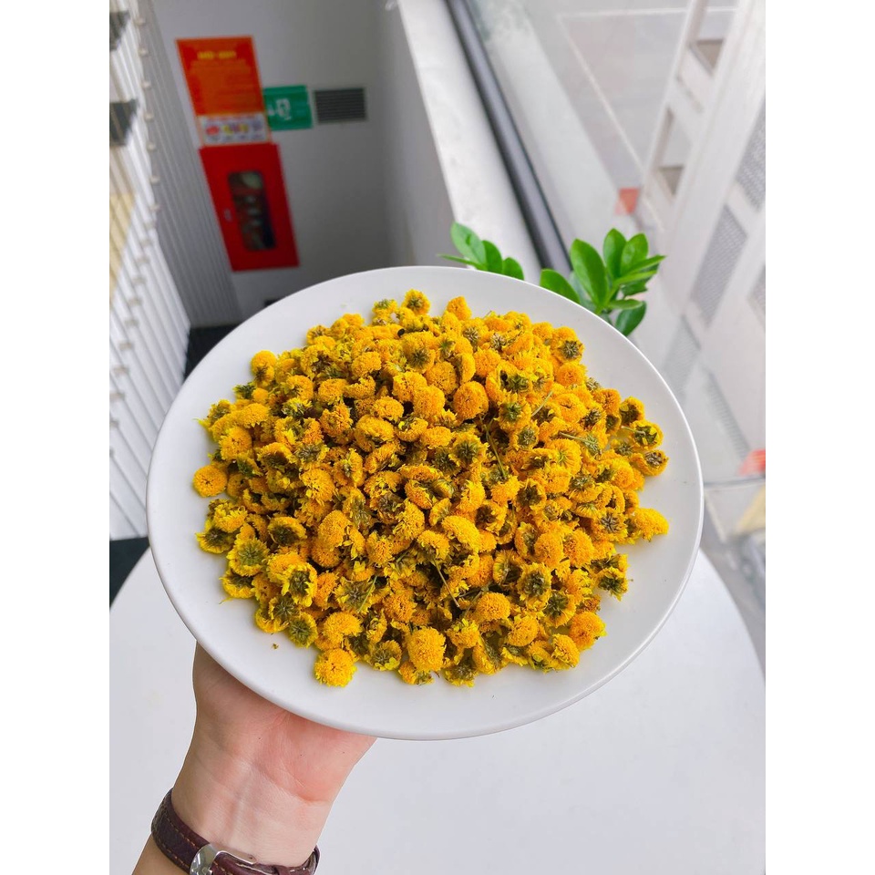 Ảnh Trà hoa cúc vàng sấy lạnh nguyên bông tuyển chọn loại đặc biệt Mộc Hương Sơn Gói 15gr 1