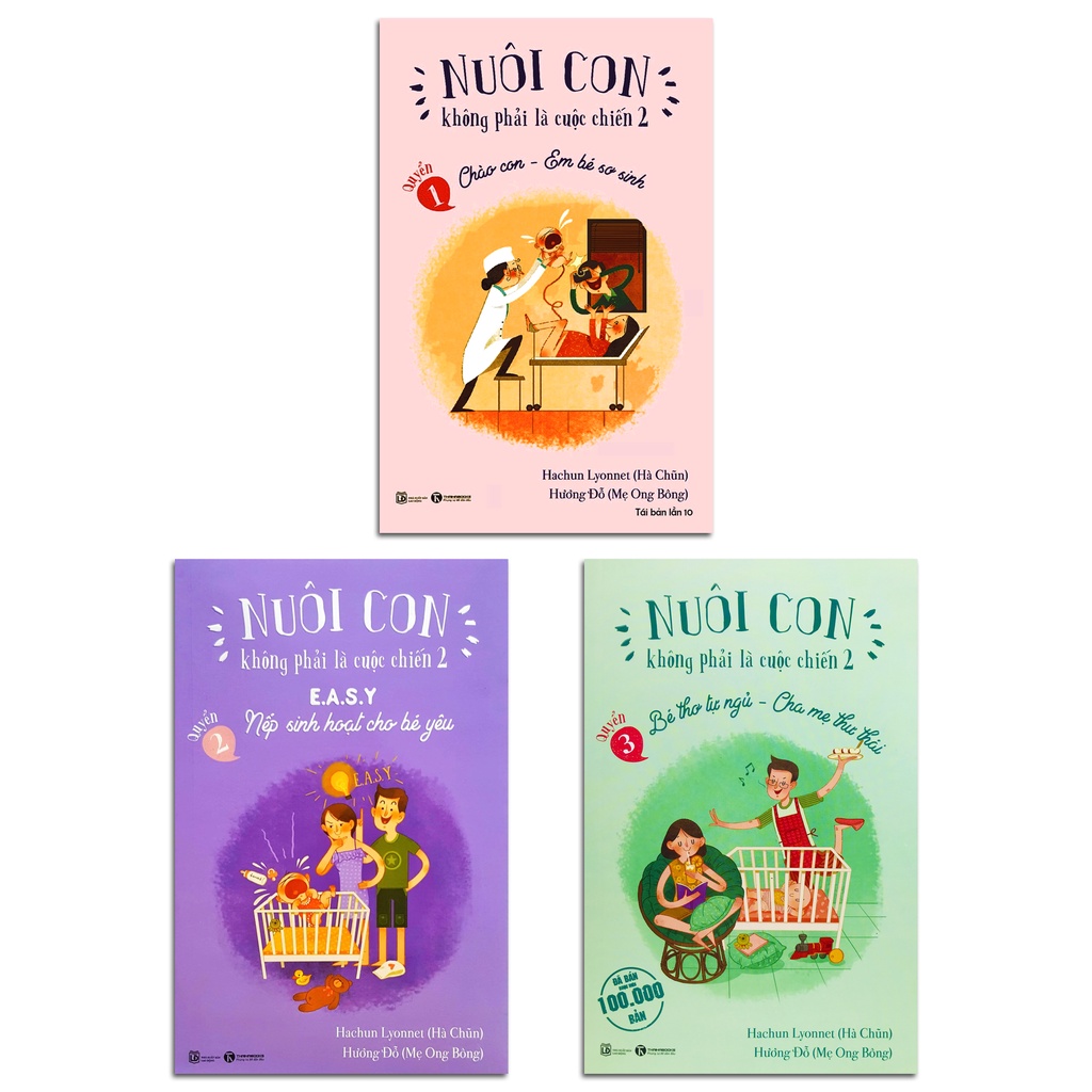 Ảnh Sách - Nuôi Con không phải là cuộc chiến 2 (Tái bản) - Bộ 3 quyển, lẻ tùy chọn 1